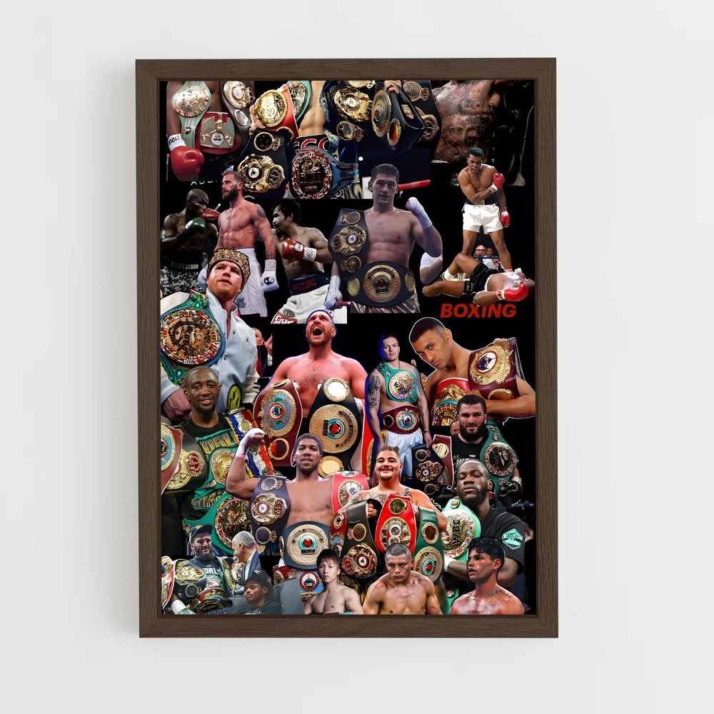 Poster Visages de Guerriers – affiche Muay Thai (vue 5)